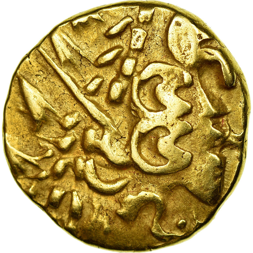 Coin, Ambiani, Stater, EF(40-45), Gold, Delestrée:158