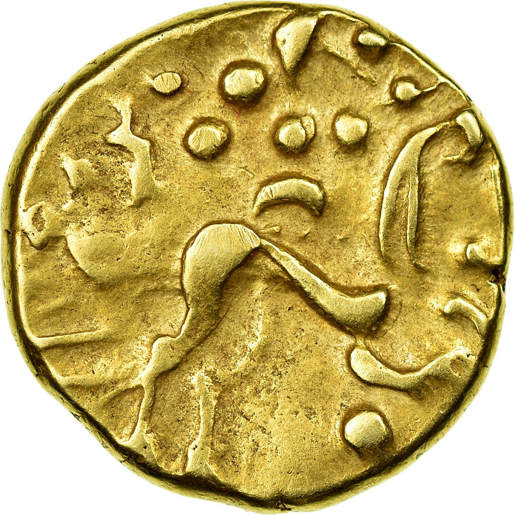 Coin, Ambiani, Stater, EF(40-45), Gold, Delestrée:158