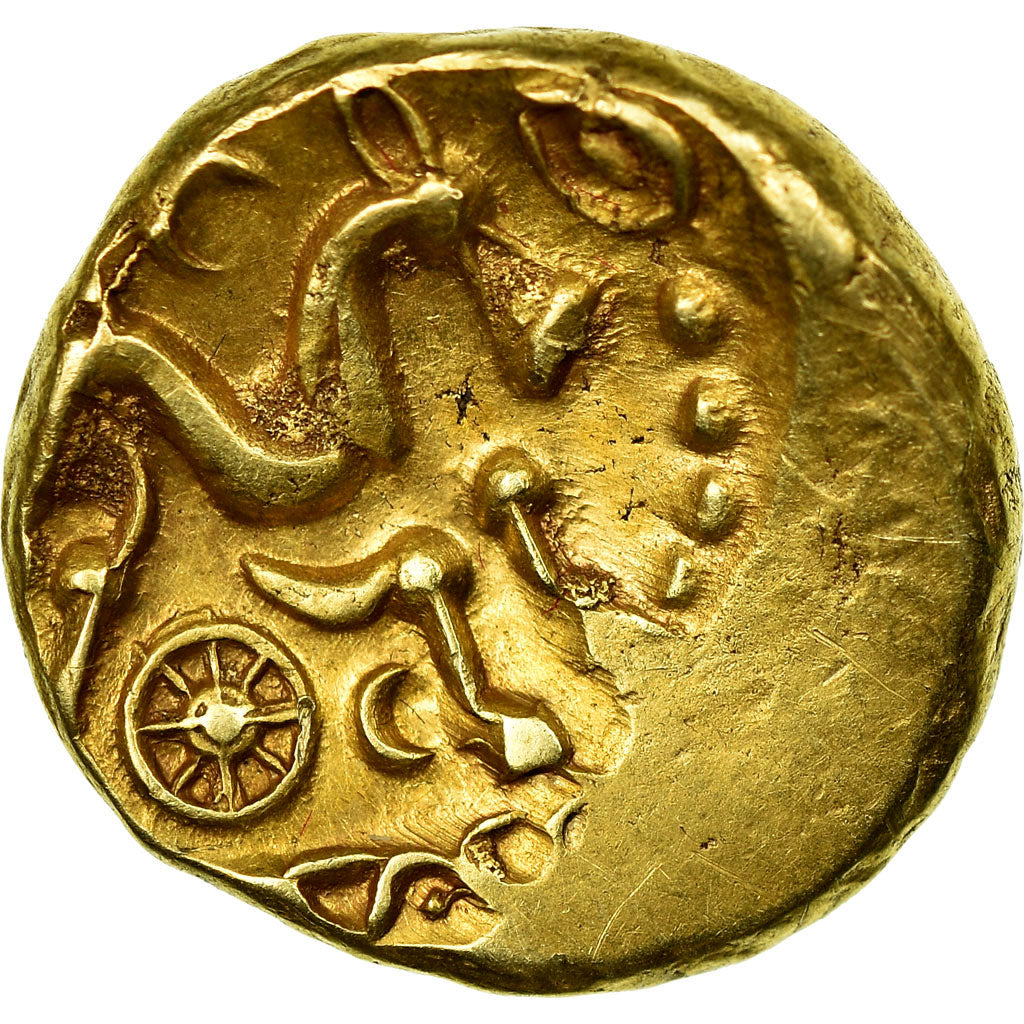 Coin, Suessiones, Stater, EF(40-45), Gold, Delestrée:169-170