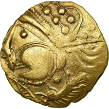 Moneta, Aulerci Eburovices, Hemistater, EF(40-45), Elektrum, Delestrée:2401