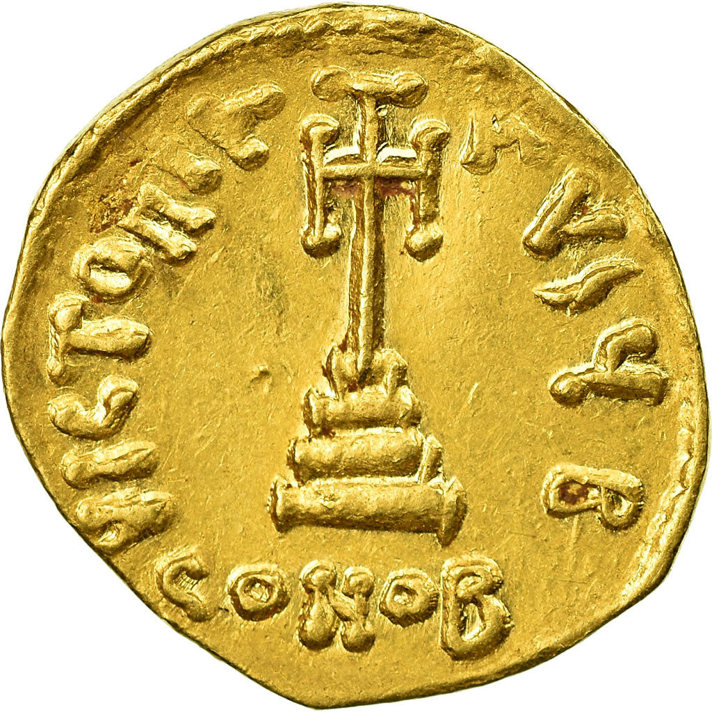 Münze, Constans II and Constantine IV, Solidus, 654–659, Constantinople, SS+