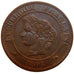 FRANCE, 5 Centimes, 1896, Paris, AU(55-58), Bronze, Gadoury #157a, 5.00