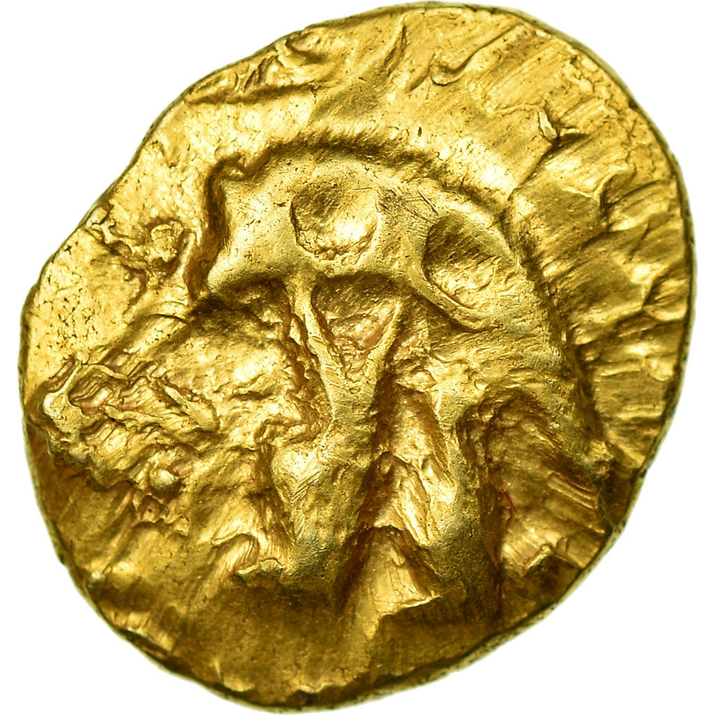 Coin, Morini, Northeast, 1/4 Stater, AU(50-53), Gold, Delestrée:249