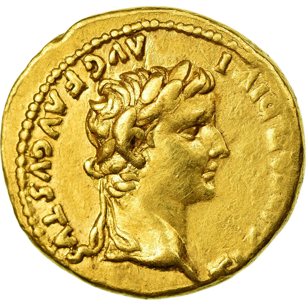 Moneda, Tiberius, Aureus, AD 15-18, Lyon - Lugdunum, MBC+, Oro, RIC:25