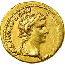 Moneda, Tiberius, Aureus, AD 15-18, Lyon - Lugdunum, MBC+, Oro, RIC:25