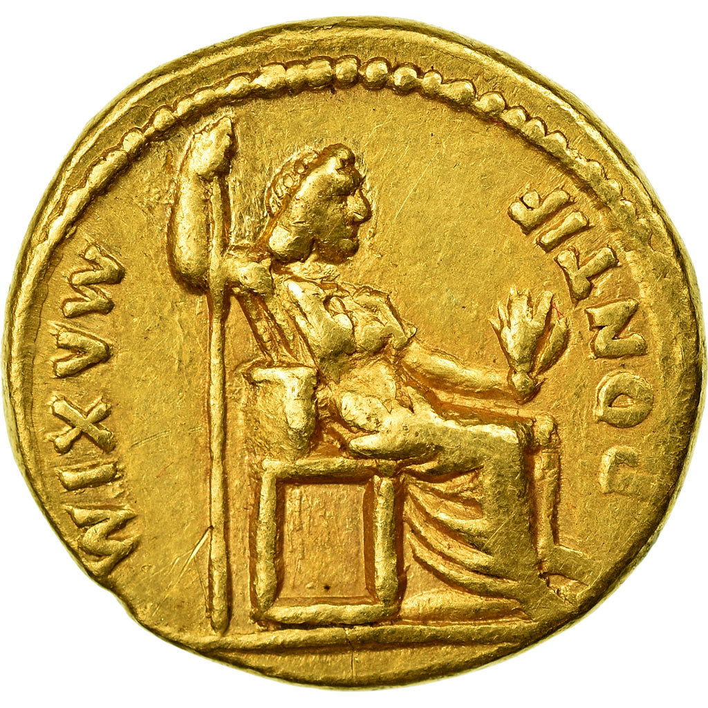 Moneda, Tiberius, Aureus, AD 15-18, Lyon - Lugdunum, MBC+, Oro, RIC:25