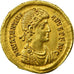 Coin, Valentinian II, Solidus, 388-392, Constantinople, AU(55-58), Gold, RIC:69b