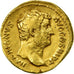 Coin, Hadrian, Aureus, AD 134-138, Rome, VF(30-35), Gold, RIC:296