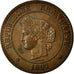 Coin, France, Cérès, 5 Centimes, 1897, Paris, AU(55-58), Bronze, Gadoury:157a