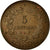 Moneda, Francia, Cérès, 5 Centimes, 1897, Paris, EBC, Bronce, Gadoury:157a