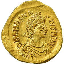 Coin, Anastasius I, Tremissis, 492-518, Constantinople, MS(63), Gold, Sear:8