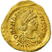Coin, Anastasius I, Tremissis, 492-518, Constantinople, MS(63), Gold, Sear:8