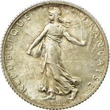 Munten, Frankrijk, Semeuse, Franc, 1919, Paris, UNC, Zilver, KM:844.1