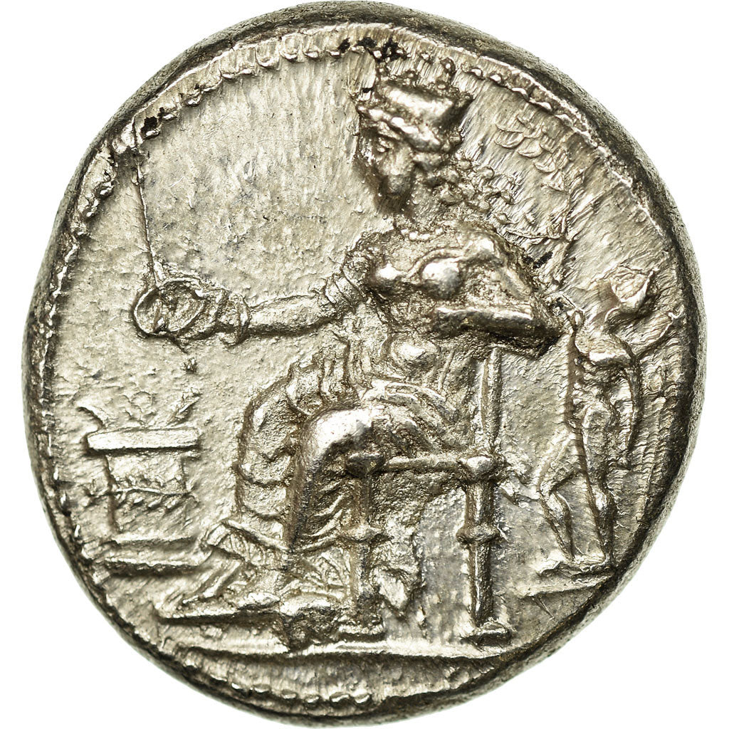 Coin, Cilicia, Nagidos, Stater, 400-385/4 BC, AU(55-58), Silver