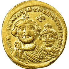 Coin, Heraclius, Solidus, 616-625, Constantinople, AU(50-53), Gold, Sear:738