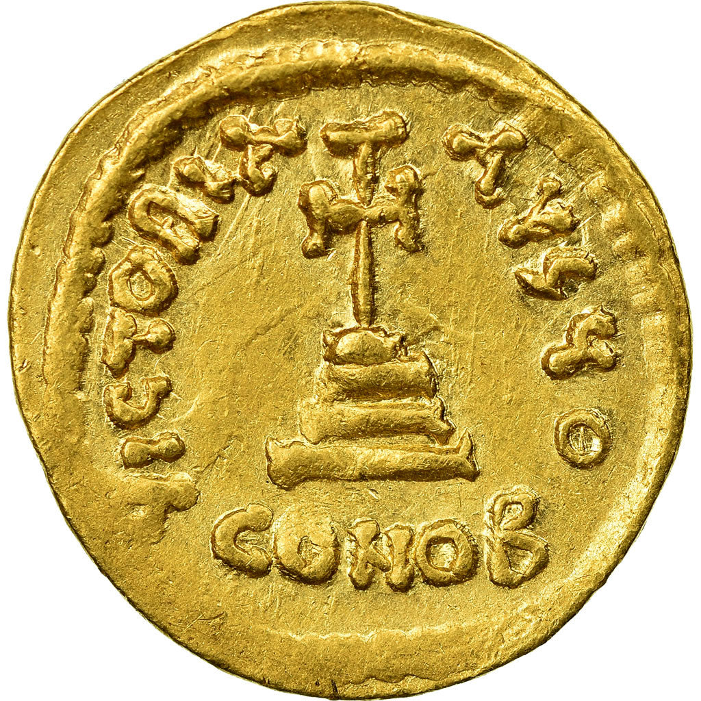 Coin, Heraclius, Solidus, 616-625, Constantinople, AU(50-53), Gold, Sear:738