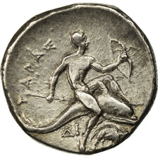 Munten, Calabrië, Tarente, Didrachm, 280-272 BC, ZF+, Zilver, HN Italy:999