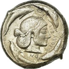 Coin, Sicily, Syracuse, Hieron I, Tetradrachm, EF(40-45), Silver, HGC:2-1307