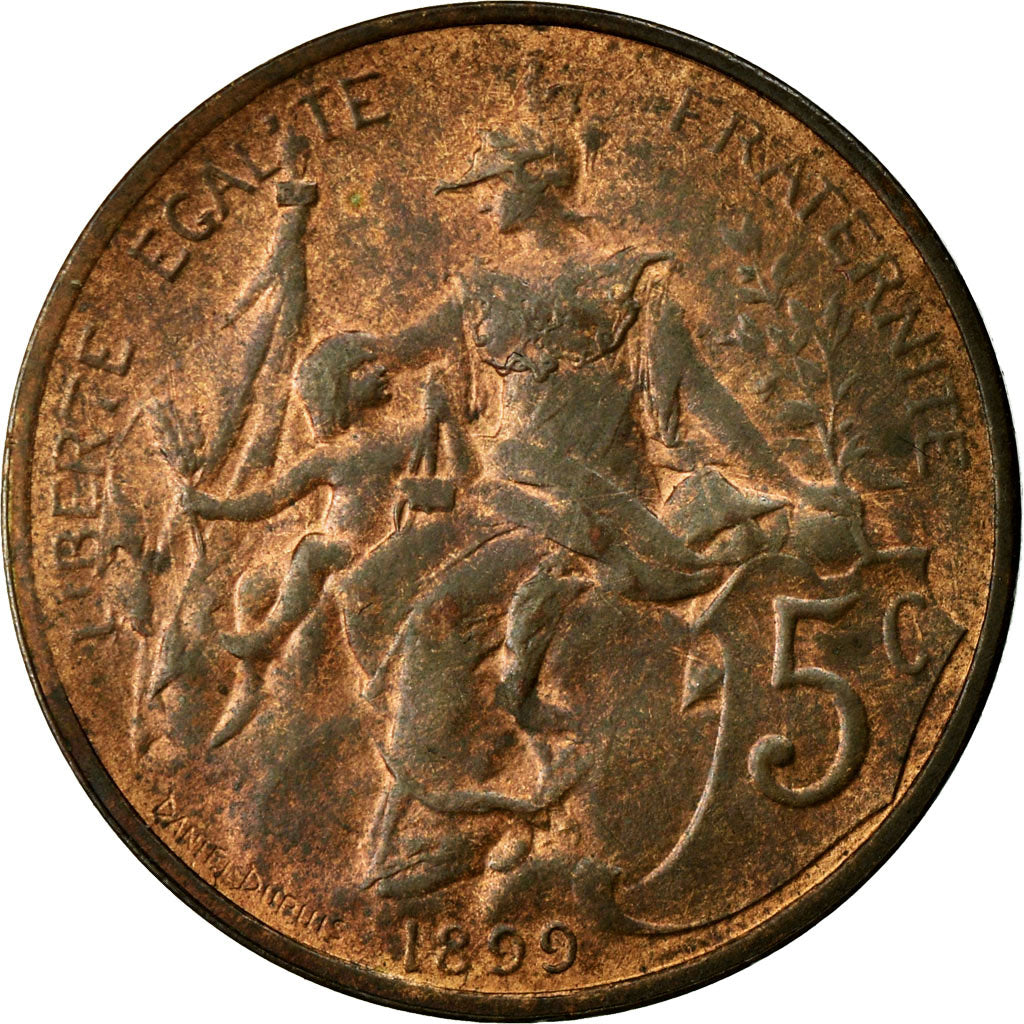 Monnaie, France, Dupuis, 5 Centimes, 1899, Paris, TTB+, Bronze, KM:842