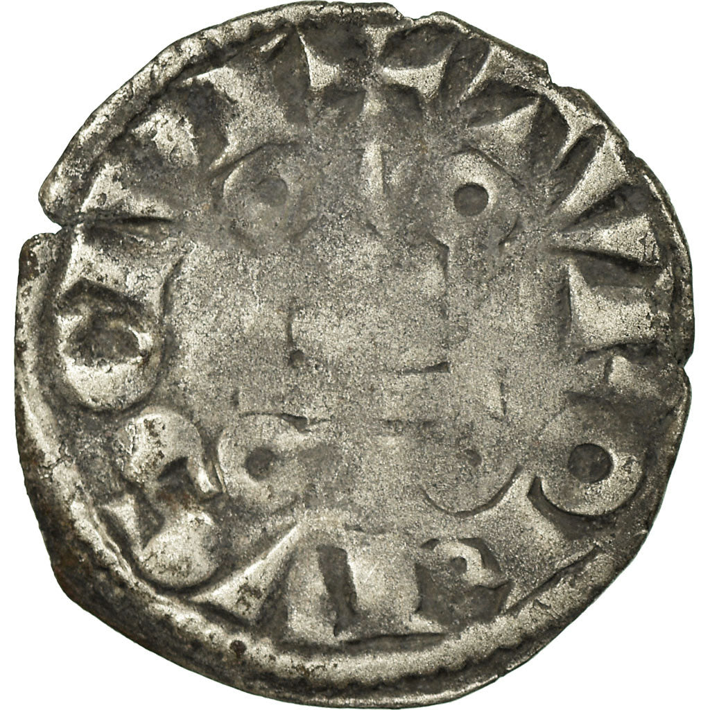 Coin, France, Louis VIII-IX, Denier Tournois, VF(30-35), Billon, Duplessy:188