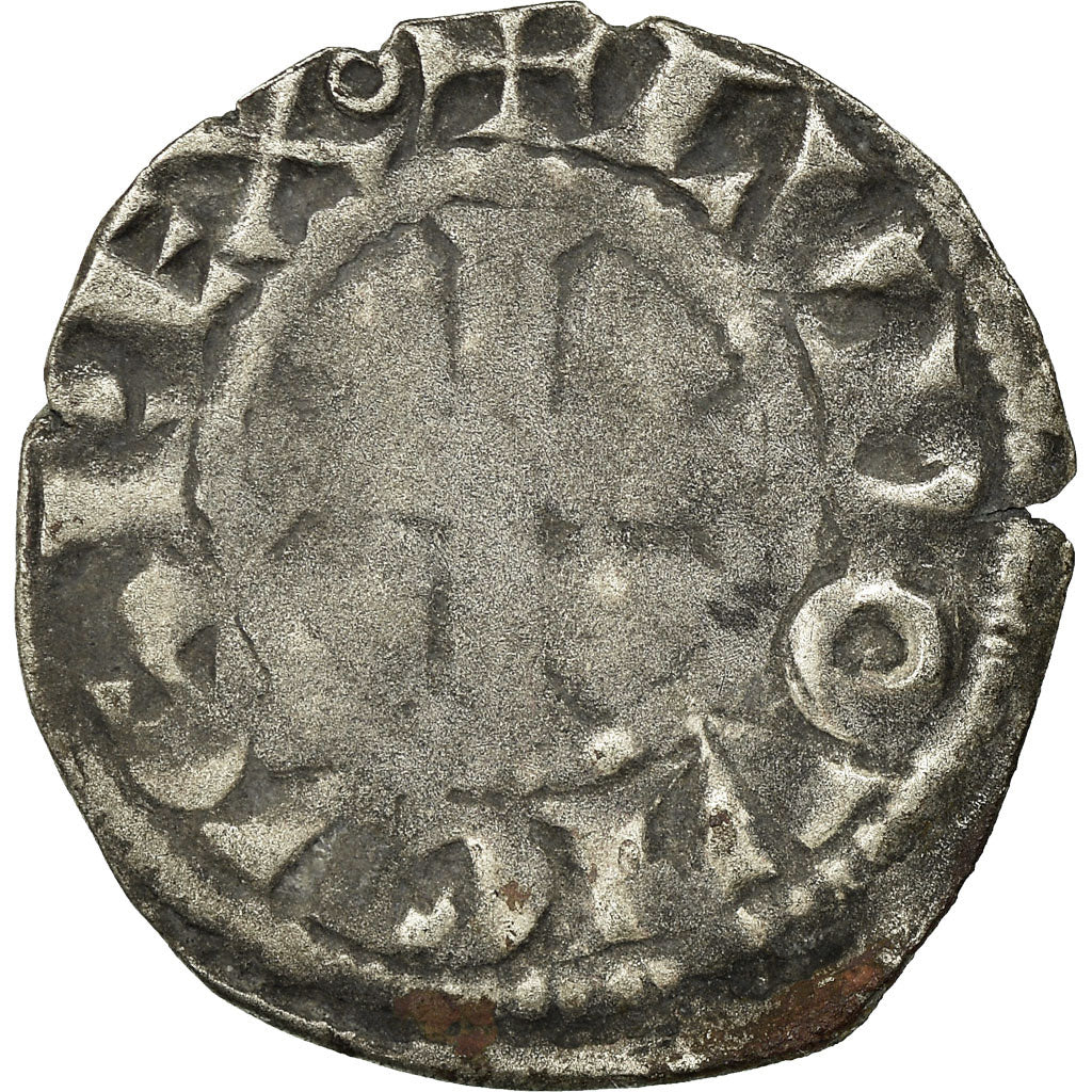 Coin, France, Louis VIII-IX, Denier Tournois, VF(30-35), Billon, Duplessy:188