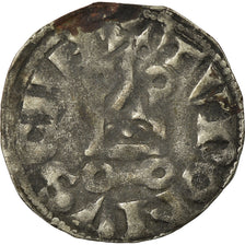 Moneta, Francja, Louis VIII-IX, Denier Tournois, VF(30-35), Bilon, Duplessy:188