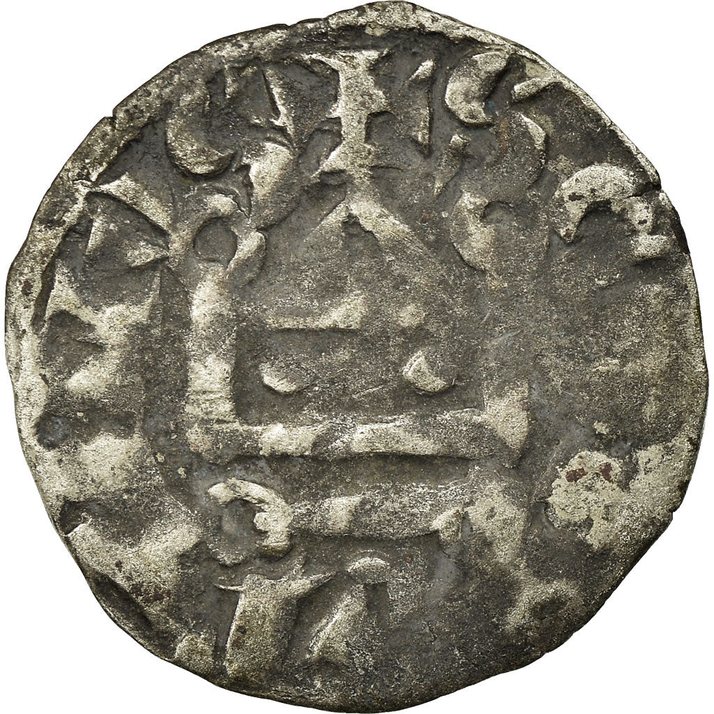 Monnaie, France, Touraine, Denier, Saint-Martin de Tours, TB+, Argent