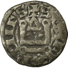 Coin, France, Philip II, Denier Tournois, Saint-Martin de Tours, VF(30-35)