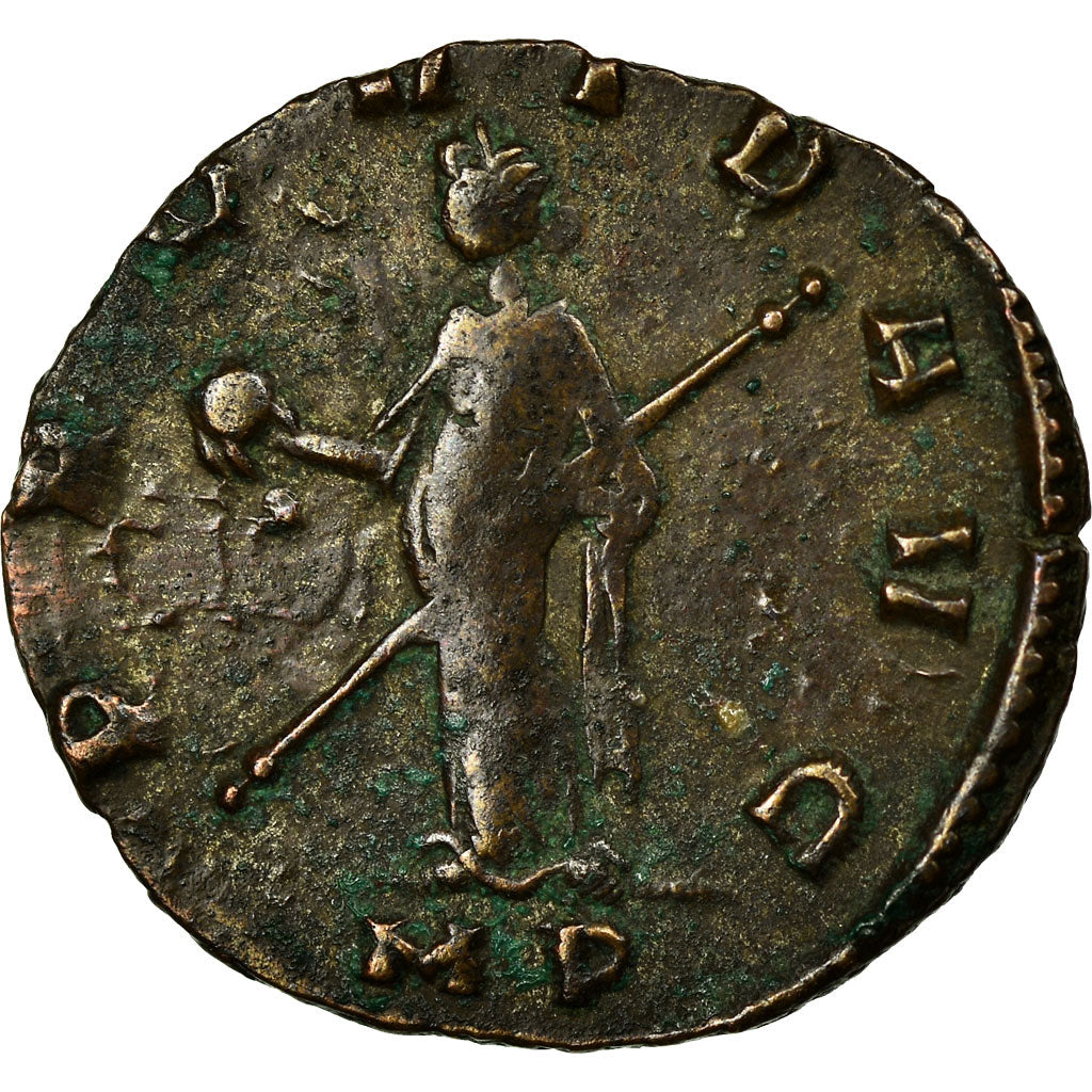 Coin, Gallienus, Antoninianus, AD 260-268, Milan, VF(30-35), Billon, RIC:508