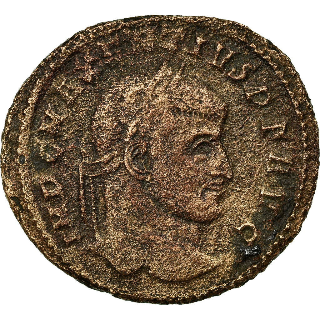Coin, Maxentius, Follis, 308-310, Rome, VF(20-25), Bronze, RIC:210