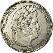 Münze, Frankreich, Louis-Philippe, 5 Francs, 1838, Marseille, S+, Silber