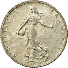 Coin, France, Semeuse, 2 Francs, 1917, Paris, MS(63), Silver, KM:845.1