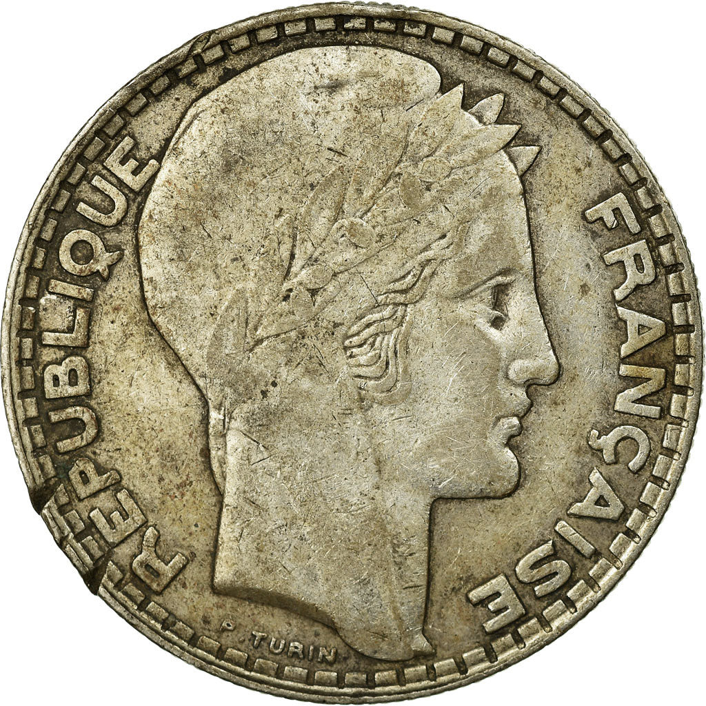 Coin, France, Turin, 20 Francs, 1933, Paris, VF(20-25), Silver, KM:879