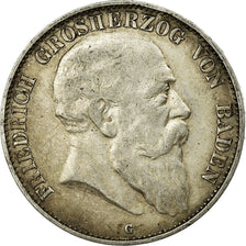 Coin, German States, BADEN, Friedrich I, 5 Mark, 1903, Karlsruhe, EF(40-45)