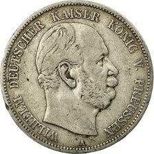 Coin, German States, PRUSSIA, Wilhelm I, 5 Mark, 1876, Berlin, VF(30-35)