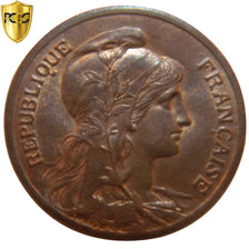 FRANCE, Dupuis, 5 Centimes, 1902, Paris, PCGS MS64RB, KM 842