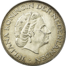 Coin, Netherlands, Juliana, 2-1/2 Gulden, 1959, MS(63), Silver, KM:185