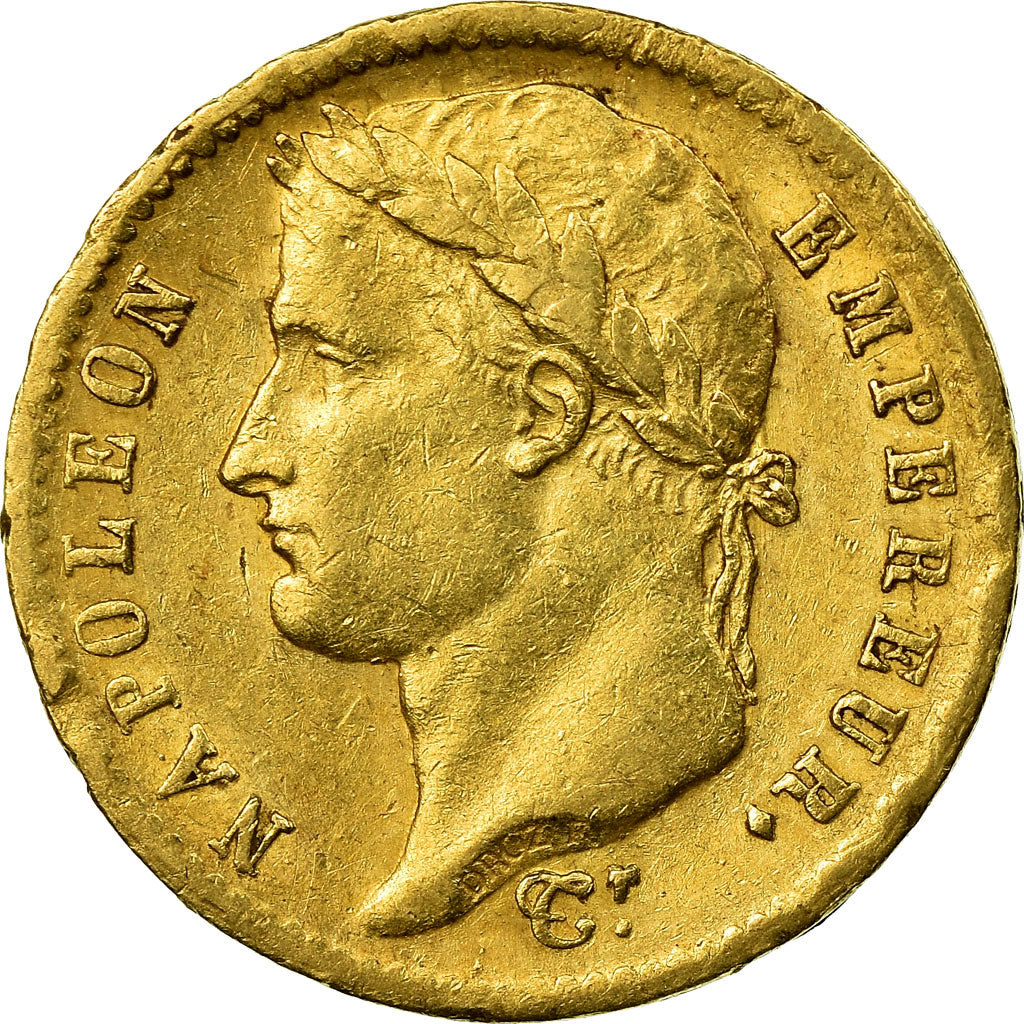 Munten, Frankrijk, Napoléon I, 20 Francs, 1811, Paris, ZF, Goud, KM:695.1