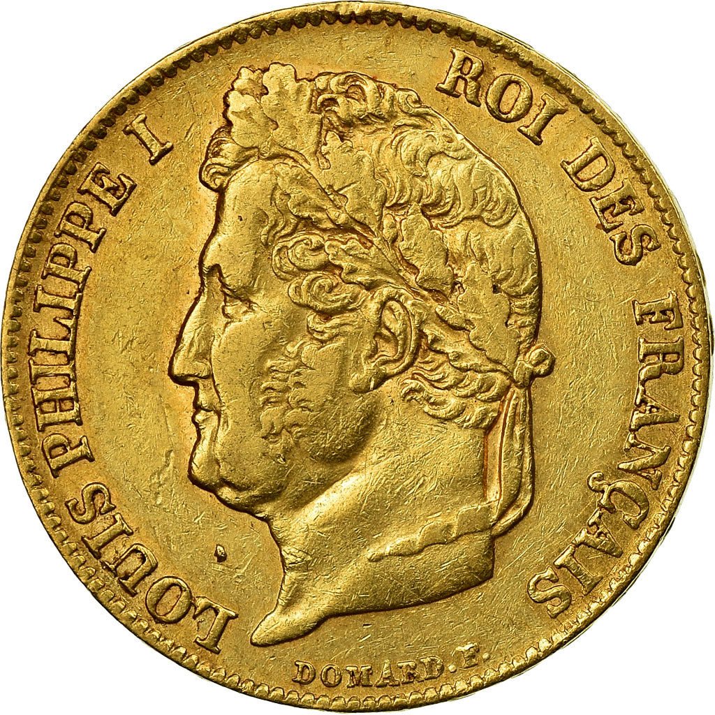 Munten, Frankrijk, Louis-Philippe, 20 Francs, 1840, Paris, ZF, Goud, KM:750.1