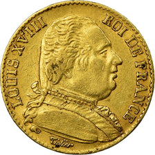 Münze, Frankreich, Louis XVIII, 20 Francs, 1815, Paris, SS, Gold, Gadoury:1026