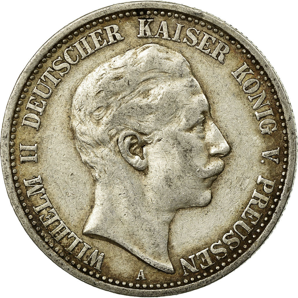 Coin, German States, PRUSSIA, Wilhelm II, 2 Mark, 1904, Berlin, EF(40-45)