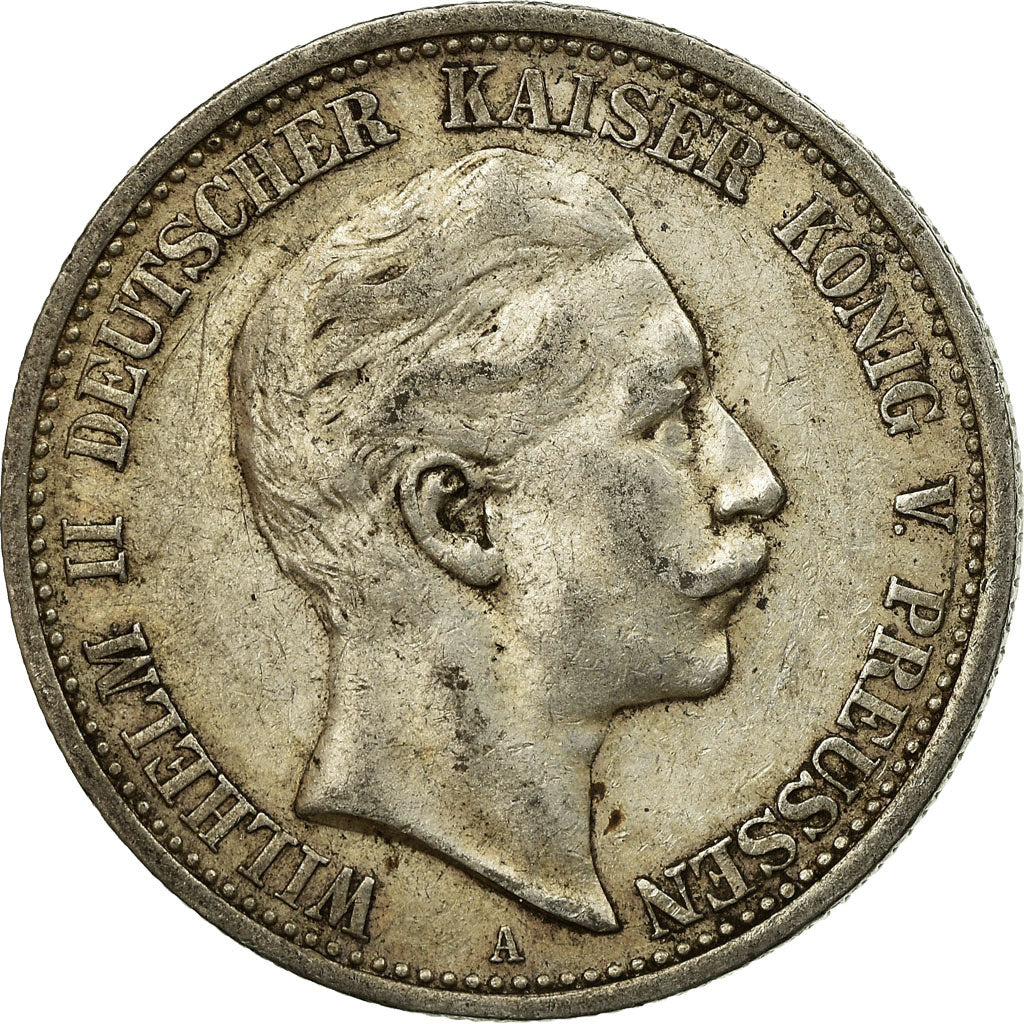 Coin, German States, PRUSSIA, Wilhelm II, 2 Mark, 1906, Berlin, EF(40-45)