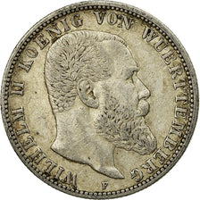 Coin, German States, WURTTEMBERG, Wilhelm II, 2 Mark, 1905, Freudenstadt
