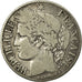 Moeda, França, Cérès, Franc, 1872, Paris, VF(20-25), Prata, KM:822.1
