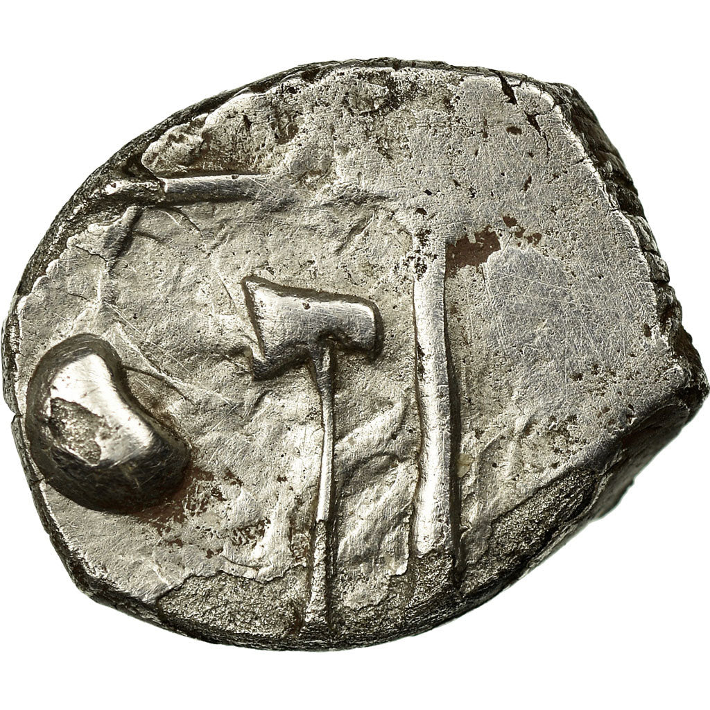 Coin, Volcae Tectosages, Drachm, AU(50-53), Silver, Feugère & Py:DCR-73