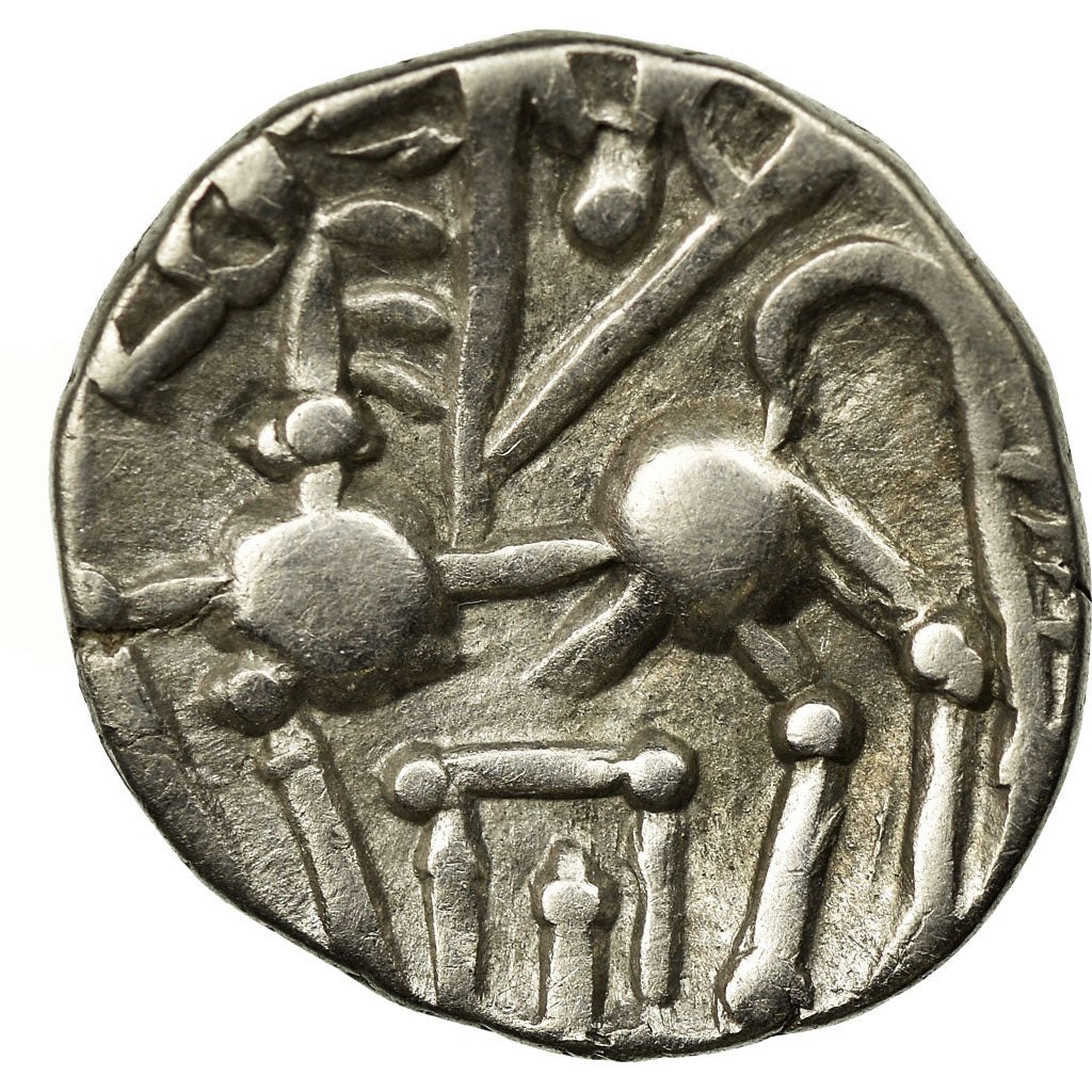 Coin, Elusates, Drachm, 125-75 BC, EF(40-45), Silver, Feugère & Py:ELU-3587