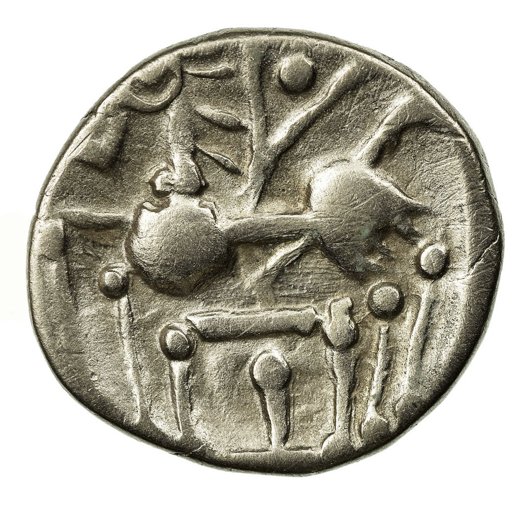 Coin, Elusates, Drachm, 125-75 BC, EF(40-45), Silver, Feugère & Py:ELU-3587