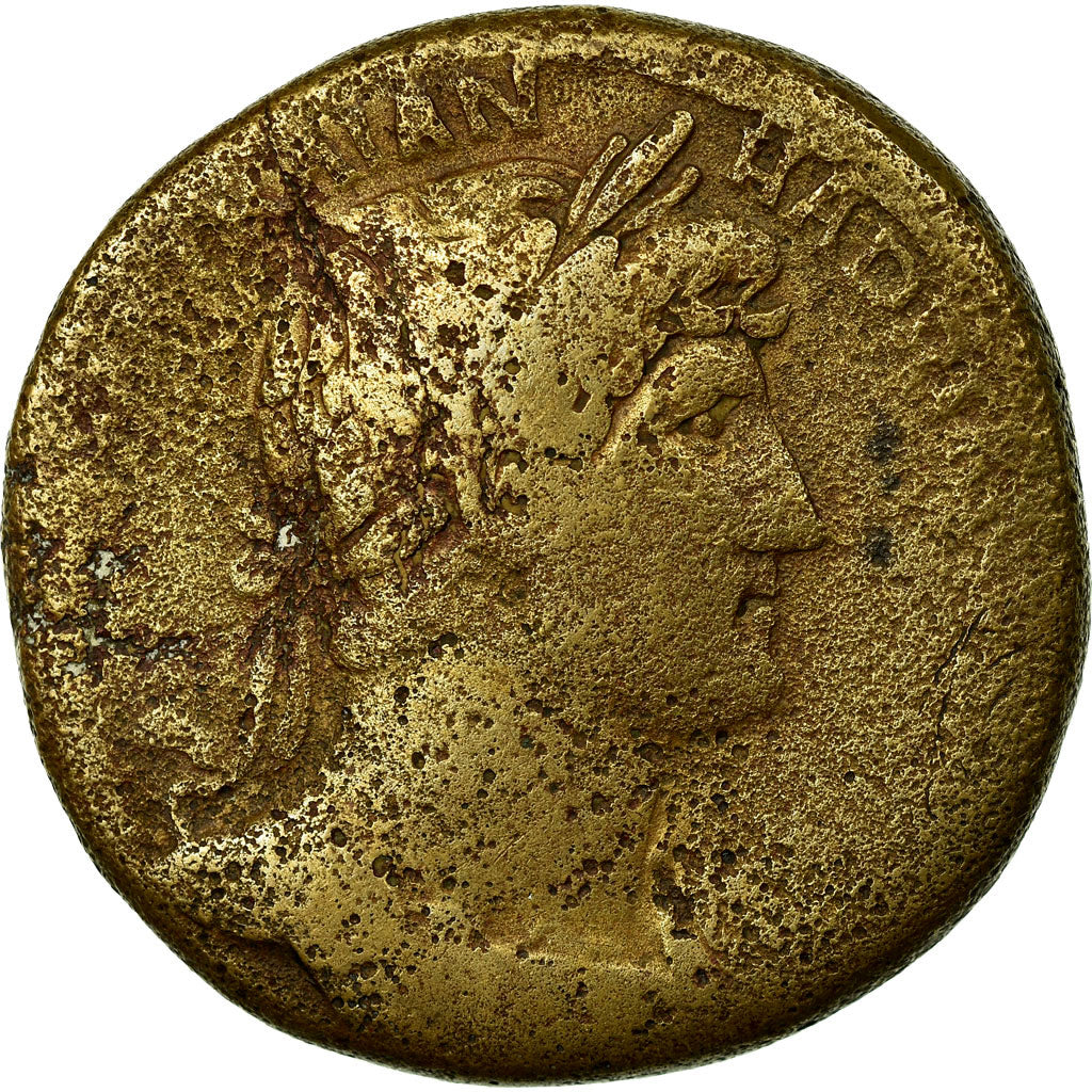 Coin, Hadrian, Sestertius, 122-125, Rome, F(12-15), Bronze