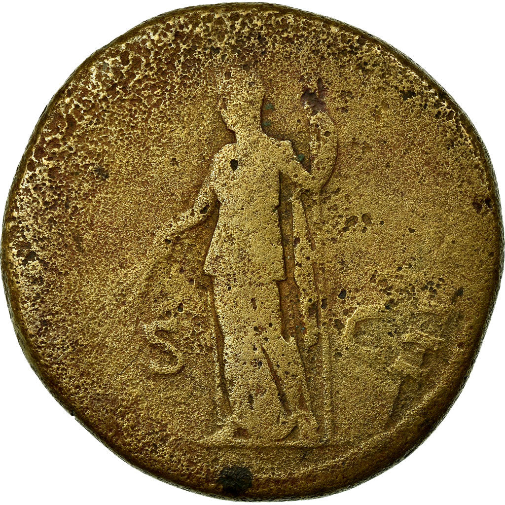 Coin, Hadrian, Sestertius, 122-125, Rome, F(12-15), Bronze