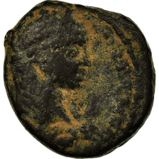 Monnaie, Mésopotamie, Rhesaena, Caracalla, Bronze Æ, 218-222, TB, Bronze
